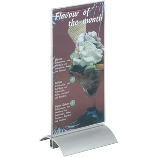 Durable Tischaufsteller Presenter 1/3 A4 107x237x85mm | Gr.: onesize