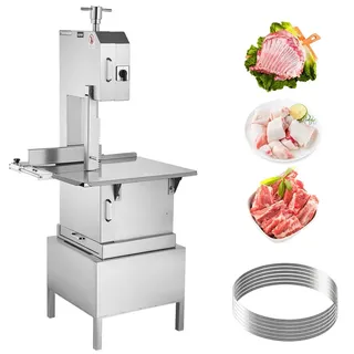 Vevor Kommerzielle Fleischknochen Sägemaschine 2200 W, 1500 kg/h Knochenschneidemaschine Gefrorene Fleisch Knochen Schneidemaschine, 4-220 mm