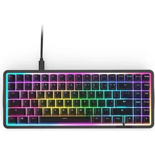 NZXT Function Elite MiniTKL, schwarz, DE-Layout, NZXT Swift) - Schwarz