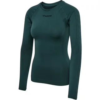 hummel hmlSHAPING Seamless Funktionsshirt Damen 6236 green gables L