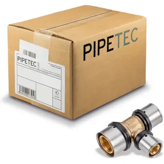 20 x Pipetec Press-T-Stück reduziert 32x3 - 20x2 - 26x3 PFT322026, DVGW, TH+U