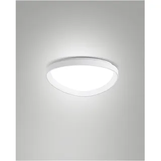 Fabas Luce Quirk 1 Deckenleuchte 40W weiß