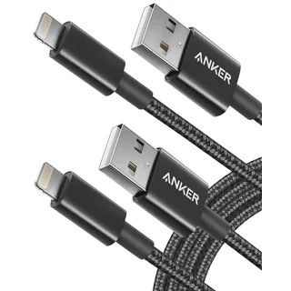 Anker PowerLine III Flow USB C auf Lightning Kabel Silikagel MFi [1,8m] | Kompatibel mit iPhone 11/12/13/14 Serie, AirPods Pro, Farbe: Nachtschwarz