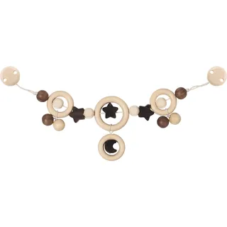 GoKi Heimess Kinderwagenkette Mond und Sterne mit Clips