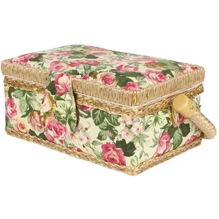 Nähkorb, 25 X 16 X 10,4 Cm, Haushaltsstoff, Basteln, Nähkorb, Faden, Nadel, Aufbewahrungsbox, Organizer(#2)
