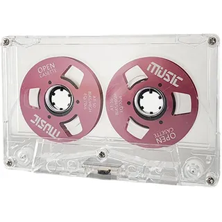 Bamberg Retro-Audiokassette, 50 Minuten, Blankes Kassettenband, Doppelseitiges Magnetband für Musikaufnahmen