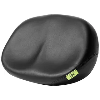 Fahrradsattel SACHSENRAD "Noseless Fahrradsattel", schwarz, Fahrradsättel, B/H/L: 230mm x 130mm x 330mm, Fahrradsattel, Nasenloses Design mit Memory-Foam-Polsterung, B:230mm H:130mm L:330mm