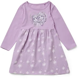 Tchibo - Kinder-Jerseykleid »Eiskönigin« - Mädchen - Gr. 98/104 - lila/print