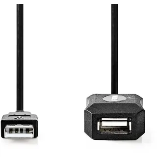 Nedis USB-A auf USB-A 5 m Schwarz