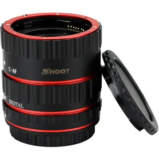 SHOOT AF Autofokus Makro Verlängerungsröhrchen Set für Canon EOS EF EF ESEN Objektiv DSLR Kameras 1100D 700D 650D 600D 550D 500D 450D 400D 300D 300D 100D 70D