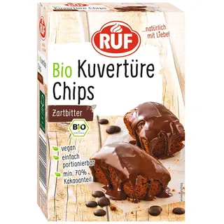 Bio Kuvertüre-Chips Zartbitter, mit mind. 70 Kakaoanteil, zum Glasieren  Deko...