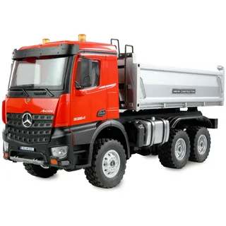 AMEWI Mercedes-Benz Arocs Kipper 6x6 1:14 RTR rot RC Funktionsmodell