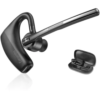 Conambo Bluetooth Headset V5.2,K10C Headset Bluetooth mit CVC8.0 und ENC Geräuschunterdrückung Technologie,Bluetooth Headset mit Mikrofon für Handy Autofahrer Business Büro