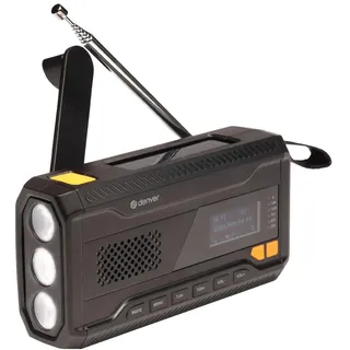 Denver SCD-2033 schwarz + Powerbank-Funktion + Handkurbel