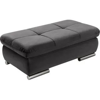 Set One by Musterring Stauraumhocker "SO 4100", grau (anthrazit), B:128cm H:43cm T:68cm, SET ONE BY MUSTERRING, Hocker,