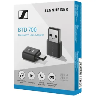Sennheiser BTD 700 Adapter 5 Jahre Mitgliedgarantie - Stück - Schwarz