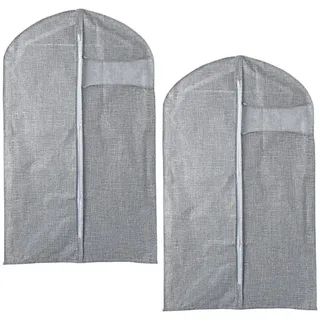 Estexo Kleiderschutzhülle Klamottenhülle 60x100 cm 2er Set Kleiderhülle Kleidersack