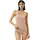 Tanktop Damen Gr M beige cream tan Obermaterial 87 Modal 13 Polyamid figurbetont hüftbedeckend tiefer Rundhals Tops Tanktop extra weich besonders elastisch atmungsaktiv