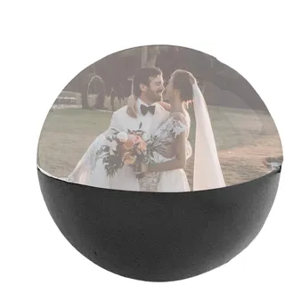 Erinnerungskugel Video | 70mm Kristallkugel Videoplayer | Individuelle Leuchtkugel, Personalisierte digitale Erinnerungsanzeige - Hochladbare Videos und Fotos, für Jubiläen, Geburtstag, Hochzeit
