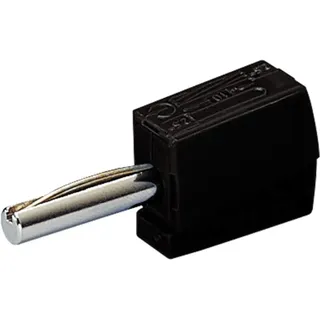 WAGO Bananenstecker Stecker, gerade Stift-Ø: 4mm Schwarz