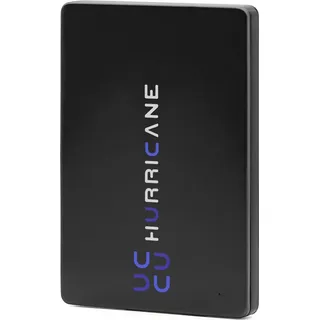 Hurricane 1TB Externe Festplatte 2,5" USB-C, tragbare Speicherplatte für Fotos TV Laptop PS4 PS5 Xbox kompatibel mit Windows Mac Linux - schwarz