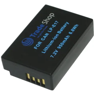 Trade-Shop Li-Ion Akku 950mAh Ersatz Batterie ersetzt Canon LP-E17 passend für Canon EOS 200D 750D 760D 77D 8000D 800D