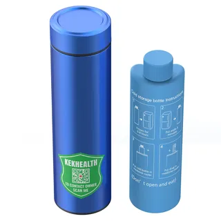 KEKHEALTH 60H 4 Insulin Pen Kühltasche 2-8 Grad Medikamenten Kühlbox für Reisen TSA Insulin Kühler Diabetiker Tasche mit 2 Kühlakkus | Original QR Medizinischer Reiseanhänger