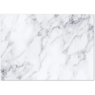 younikat Schreibunterlage DIN A2 Marmor-Optik 25 Blatt - dv366 | schlicht modern elegant weiß grau, Abreißen Beschreiben, für Büro Zuhause Schule Studium Arbeit