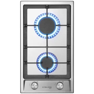 gasland chef Gasland Eingebaute Erdgas/Butan/Propan-Kochplatte, Edelstahl - GH30SF - 2 Kochstellen - 4200W