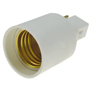 ChiliTec Lampensockel-Adapter, Kunststoff G24 auf E27, G24 universal d1, 2, 3