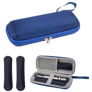 LuxusKollektion Kühltasche Insulin Kühltasche TSA Kühlakkus Pen Spritzen Isoliert Marineblau blau