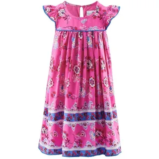 happy girls Sommerkleid Mädchenkleid rosa 152 EU
