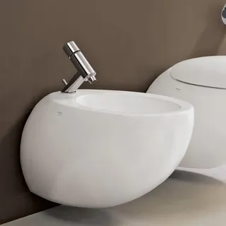 Laufen ALESSI One Wand-Bidet 8309714003041 weiß, mit LAUFEN Clean Coat