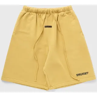 RELAXED SWEATSHORT - yellow - L
