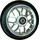Spy7 Stunt-Scooter 110mm Silber Silber