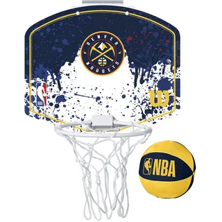 Wilson Mini-Basketballkorb NBA TEAM MINI HOOP, DENVER NUGGETS, Kunststoff, TU, Schwarz