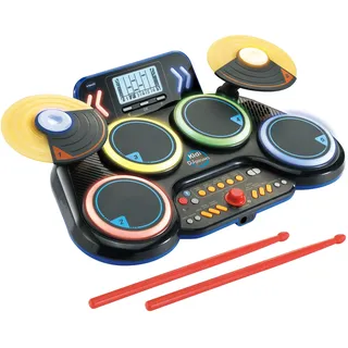 Vtech Kidi DJ Drums – Elektronisches Schlagzeug mit Leuchteffekten und Lernmodus – Für Kinder von 6-12 Jahren - German Version/Deutsche Version