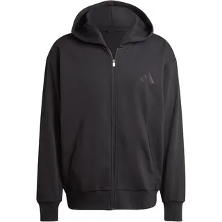 adidas All Szn Fleece Reißverschlusspullover Black XL