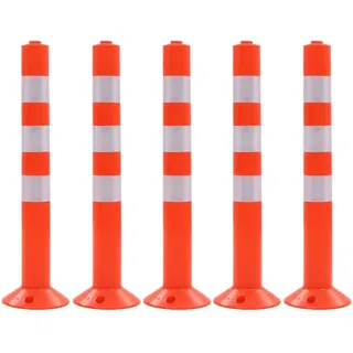 vidaXL Verkehrspoller 75 cm Rot