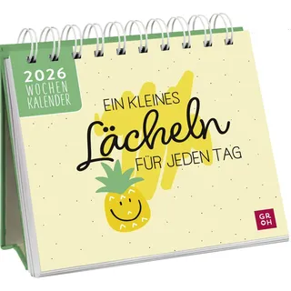 Groh Verlag Mini-Wochenkalender 2026: Ein kleines Lächeln für jeden Tag