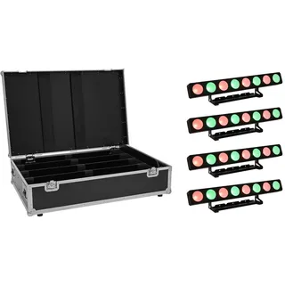 Eurolite Set 4x LED PMB-8 COB QCL 30W Leiste + Case