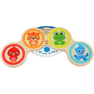 Baby Einstein Hape Magic Touch Trommel, hochwertiges Musikspielzeug aus Holz, ab 6 Monaten