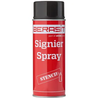 Signierspray BERASIT, Kennzeichnung und Markierung, schnell trocknend, 400 ml, Versandeinheit=12 Dosen (schwarz)