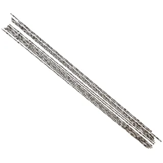 MAGT Dekupiersägeblätter Dekupiersäge, 12Stück Dekupiersägeblatt mit Spiralzähnen für Holz Metall Kunststoff Schneiden Sägen Schnitzen(6# Sägeblatt)