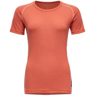 Devold Lauparen Merino 190 Base Tee WMN Coral S