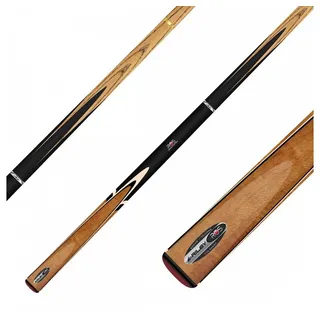 Winsport Snooker-Queue vom Weltmeister Ronnie O‘ Sullivan, 145 cm 2-TLG., limitierter Signature Profi-Cue, aus bestem Ahorn und Eschenholz, Snookerleder Ø 9,5 mm Elk-Master