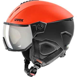 Ski-/Snowboardhelm Instinct Visor - Uni., fierce red/black matt 53-56 cm)