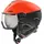 - robuster, stylischer, optimal belüfteter Skihelm mit beschlagfreiem Visier für Damen und Herren - Fierce red - Black matt - 53-56 cm