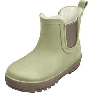 Playshoes Regenstiefel Halbschaft uni Grün 22