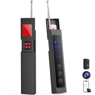 BITIWEND Wanzen Detektor Versteckte Kamera Detektor Infrarot Scanner Hidden Camera Detector Wanzenfinder GPS Tracker Detektor Stark magnetische Detector Tragbar Camera Finder für Hotel, Heim, Auto